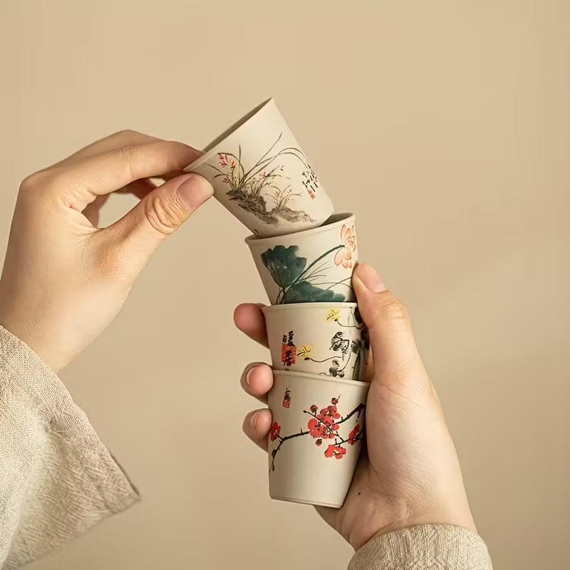 Service 8 tasses à thé Kung Fu Japonais