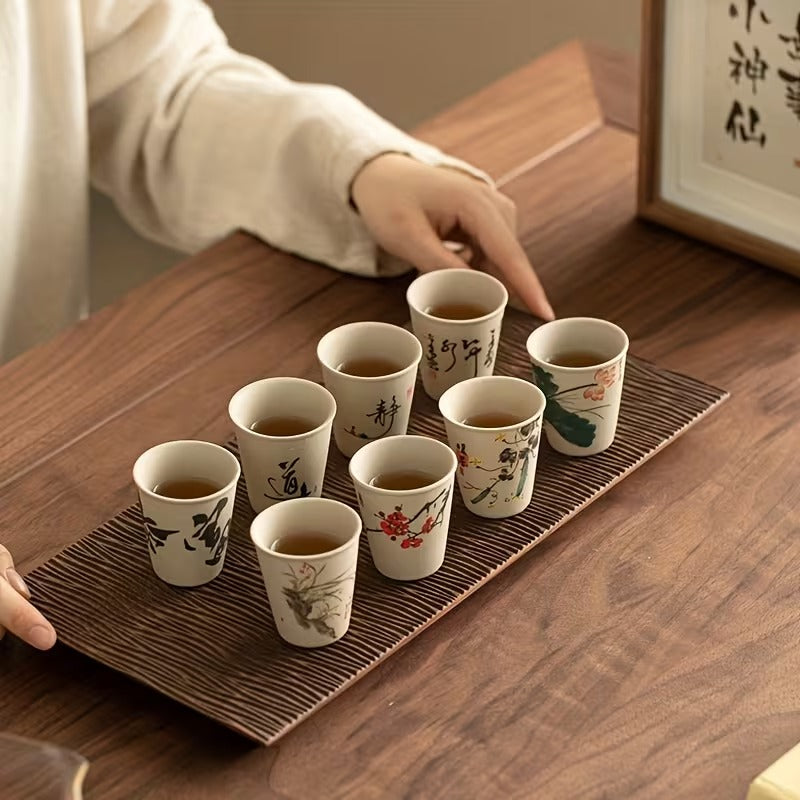 Service 8 tasses à thé Kung Fu Japonais