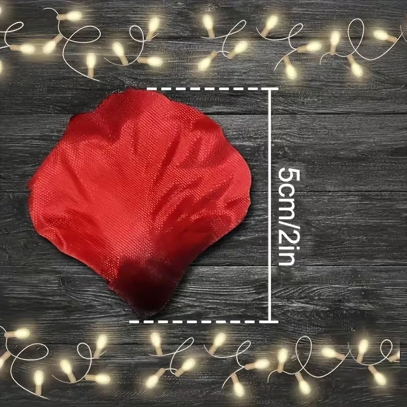 Pétales de roses rouges