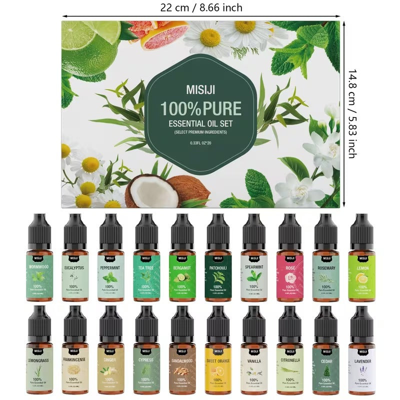 Coffret d'huiles essentielles 20×10ML